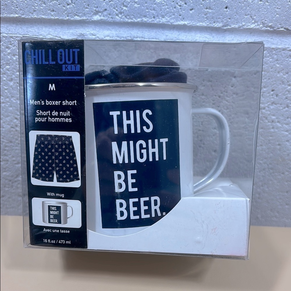 Chill Out Kit with beer Mug and Boxer Shorts​​​​
